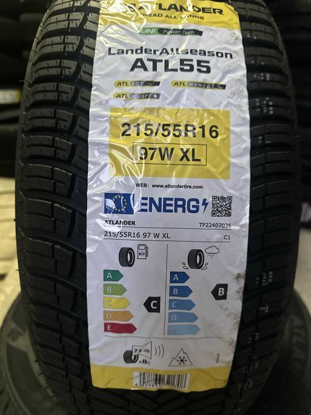 Нови всесезонни гуми ATLANDER 215/55R16 97W XL НОВ DOT БОРД 2155516