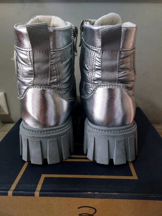 Зимние ботинки Thomas Graf серебристые, р. 38