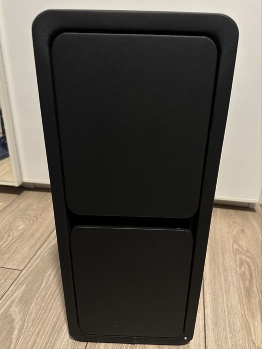 Матово черно шкафче 20х40х48