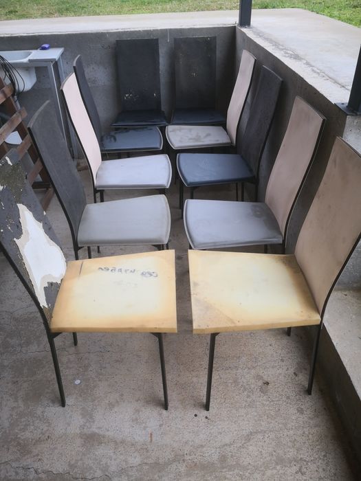 10 броя нетапицирани кухненски стола