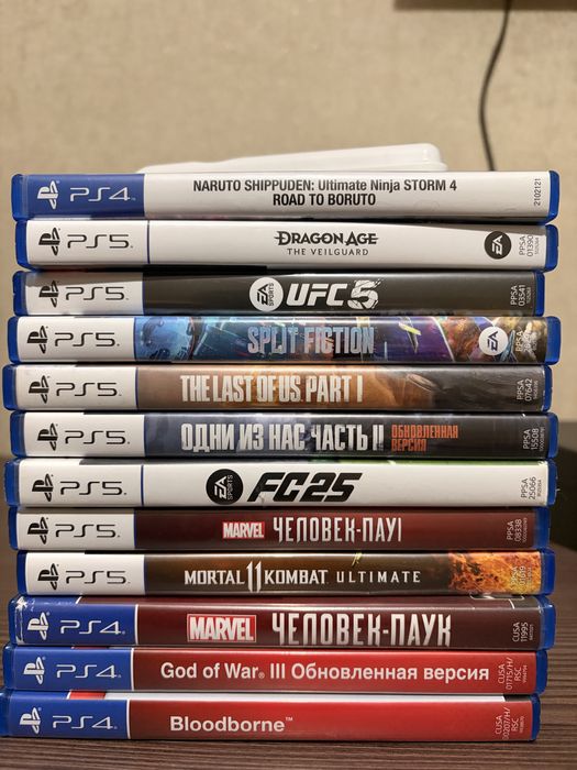 Диски на playstation 5/4 продам