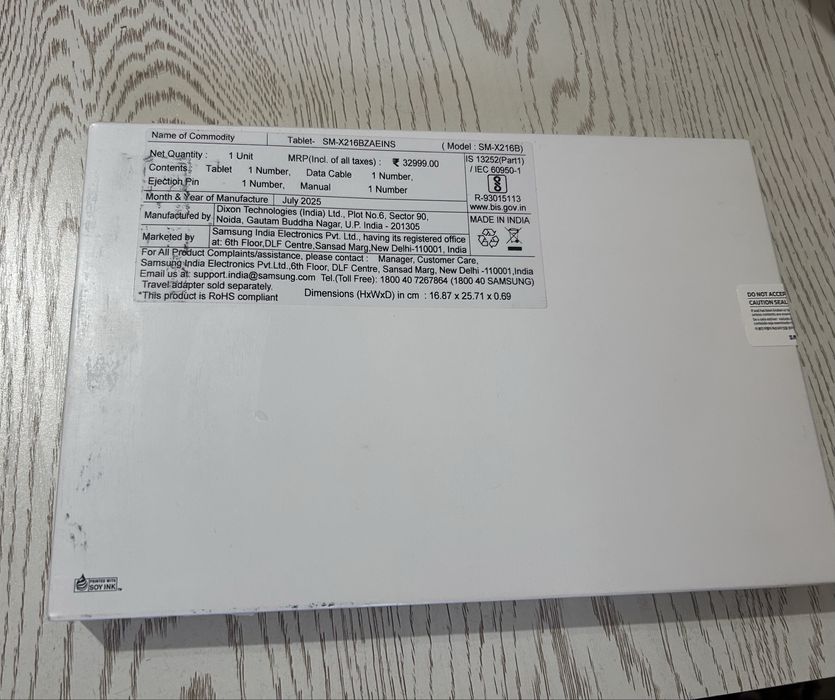 Samsung Galaxy Tab A9+ 5G yangi