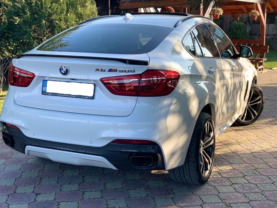 Bmw X6 Model 2016 M 5.0 xd 381 cp 165.000 km reali,Trapa , alb perlat