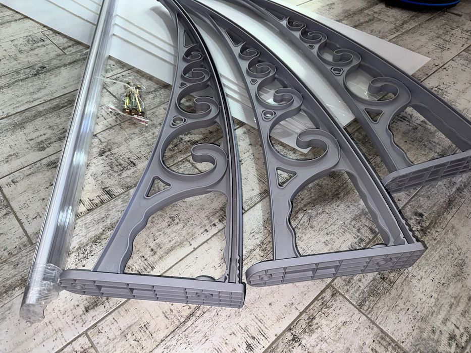 2 бр. Козирка / стряха / Навес поликарбонат 300 х 100 см