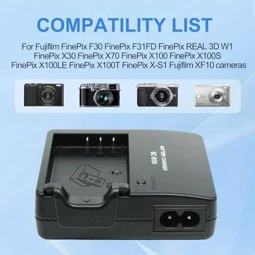 Ново BC-65N зарядно за NP-95 Fujifilm X100 X70 X30 XF10 FinePix фото