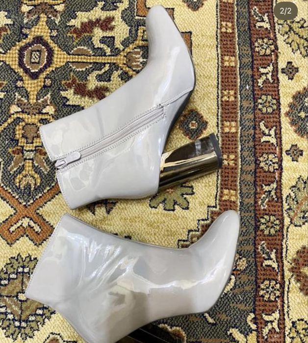 Пол сапожки лакированые