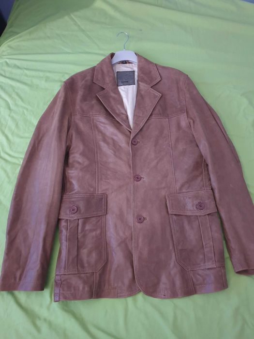 Geaca haina piele naturală geanta prada