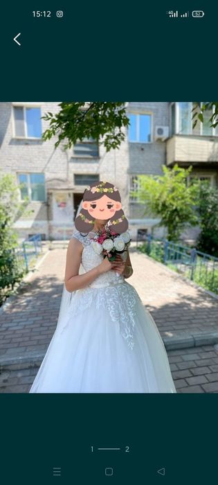 Продам свадебное платье