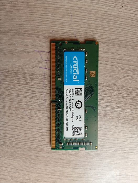 Оперативная память для ноутбука  DDR4 2666 gz 4 gb