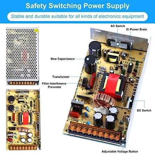 Kingwen 24V 10A 240W захранване AC/DC SMPS