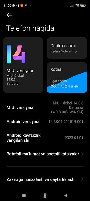Redmi not 9 pro toshkent