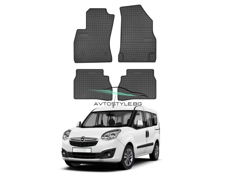 Гумени стелки за  Opel Combo D 2011-2018 г (Пътническо) Frogum-El Toro
