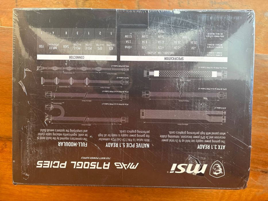 Компютърно захранване msi mag a750gl pcies