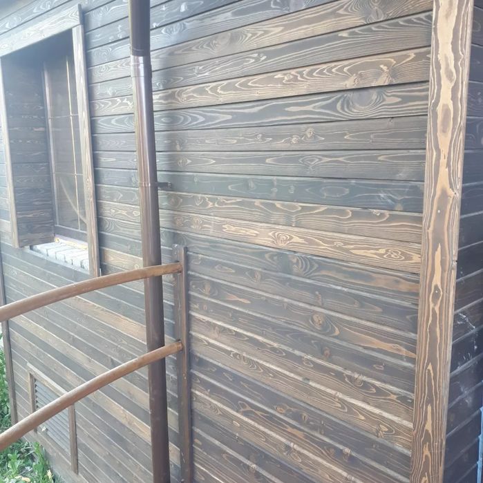 Фасад деревянный.