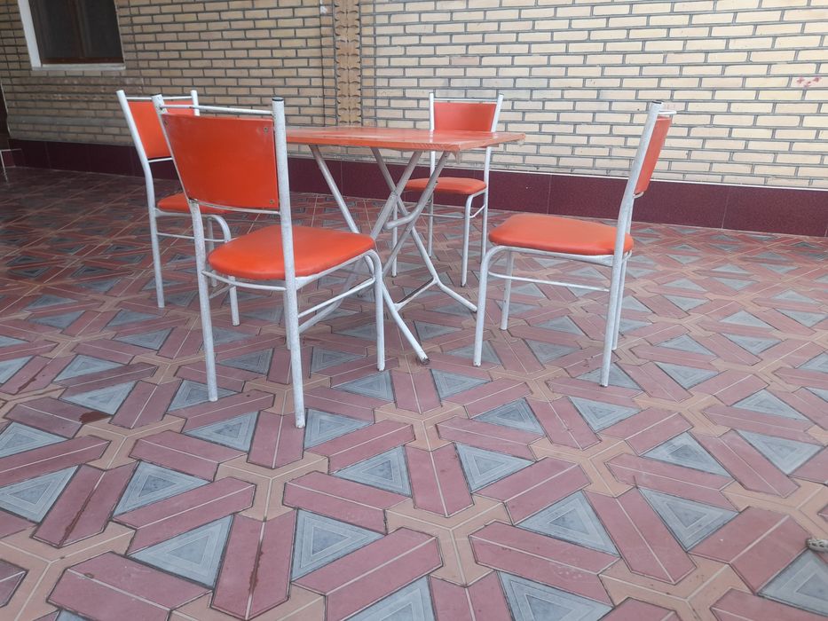Stol stul 4 komplekt yangi 4-6 o'rinli,