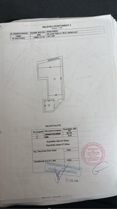 Vand Ap 1 camera,Bloc nou,Tatarasi Residence