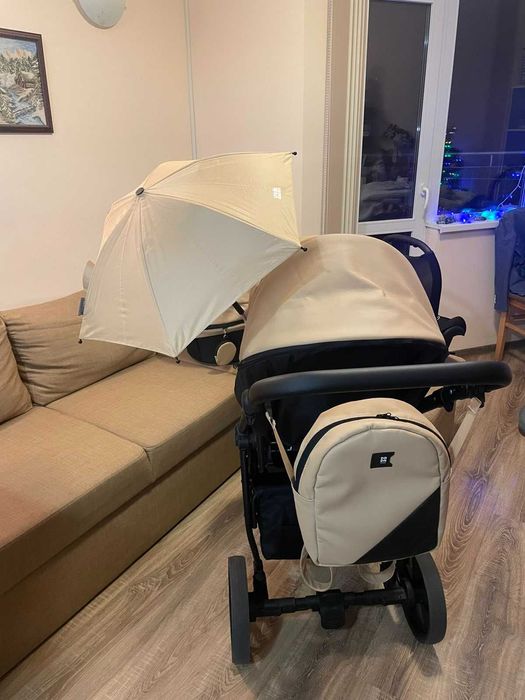 Детска количка Dada Paradiso TUVI BEIGE 3 в 1