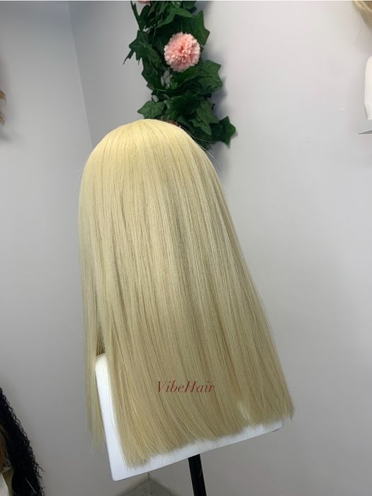 Peruca blond platinat