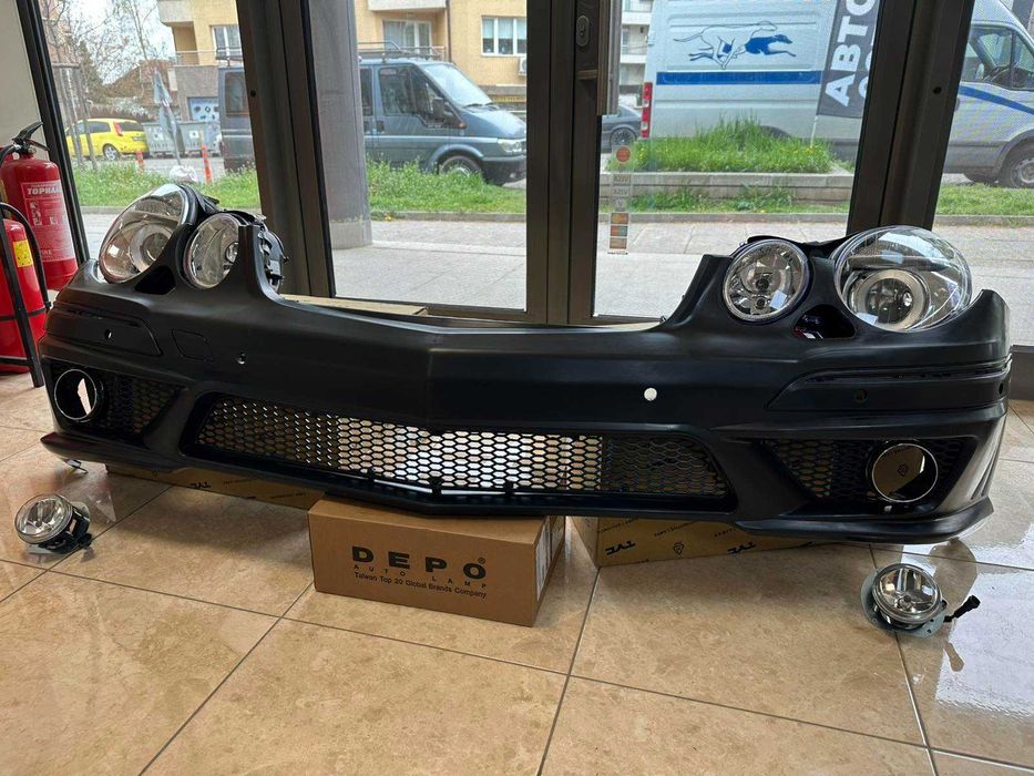 Предна AMG броня за Mercedes W211 E-Class (2006-2009)