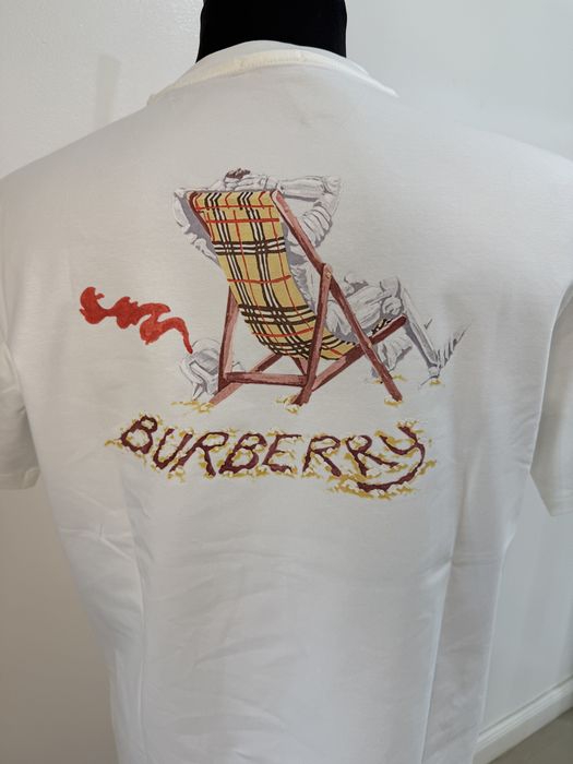 Tricou Burbbery Alb toate marimile disponibile