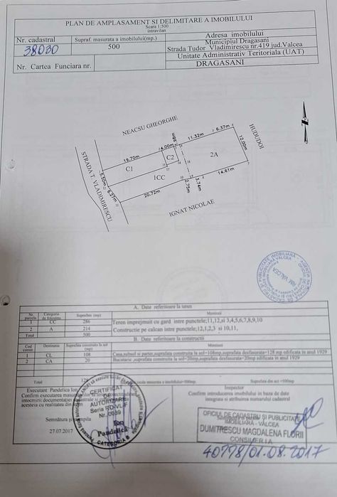 Casă cu teren 500 mp și potențial comercial – Drăgășani