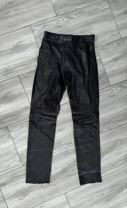 Pantalon moto piele măsura S