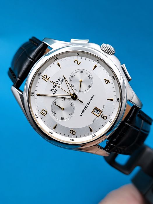 Edox WRC Classic хронограф кварц