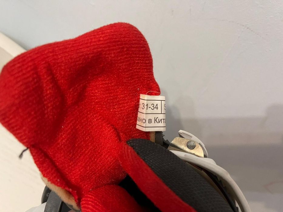 Коньки 34 размера увеличивается на 2 размера