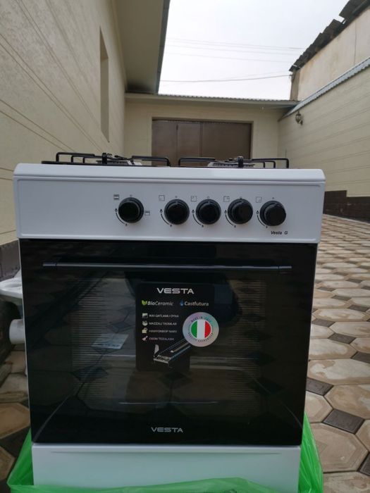 Новая газовая плита Vesta G с духовкой