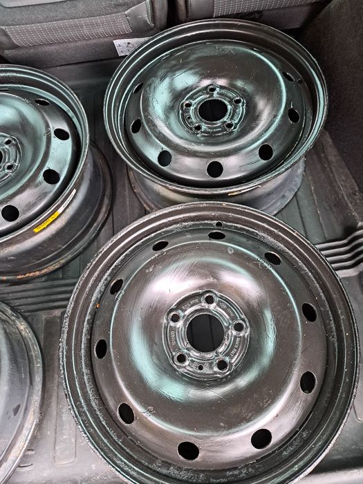Jante ( roti) tabla/ otel renault  R 16 + anvelope 205/60/r16