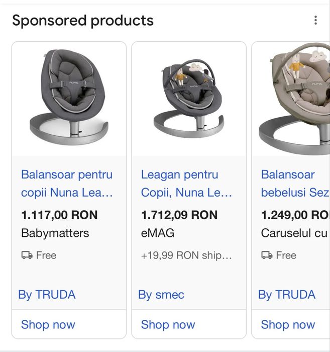 NUNA Leaf - Balansoar pentru copii