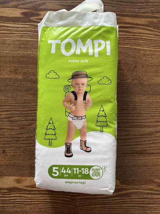 Подгузники Tompi 5, 44 шт Томпи
