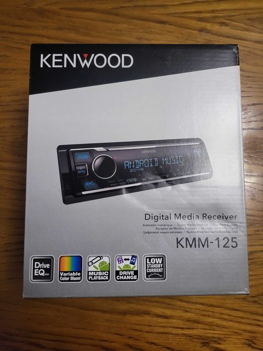 Авто Ресийвър KENWOOD KMM-125 4 X 50 W, USB Чисто нов