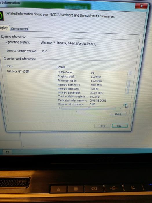 Laptop MSI gaming i5
