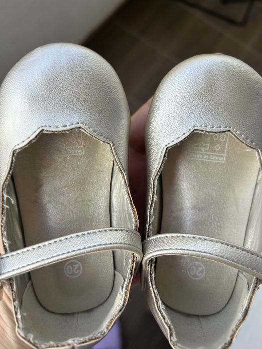 Официлна рокля Зара Zara 12-18 86 см и обувки Obaibi 20 н