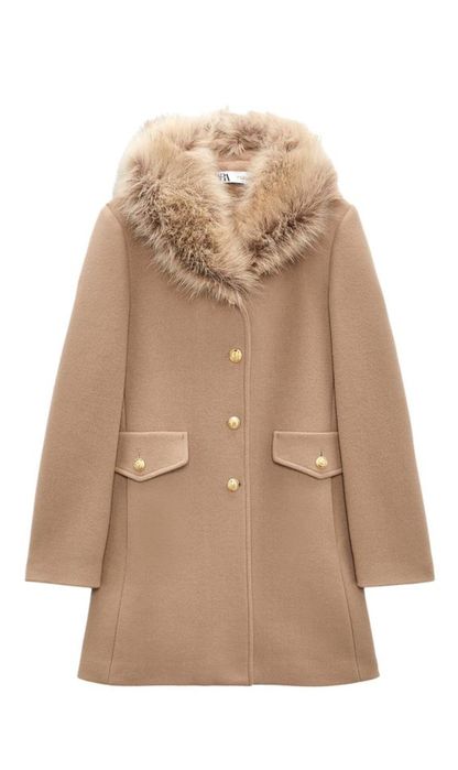 Палто Зара Мантеко