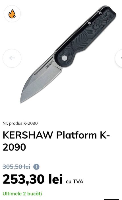 Briceag cu unghiera Kershaw