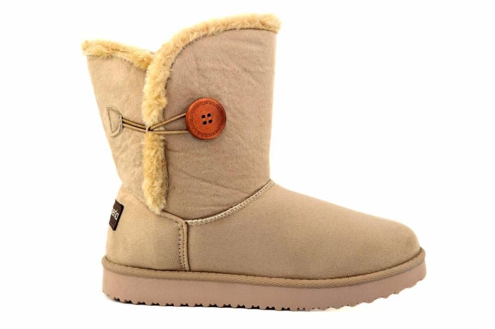 Cizme dama imblanite tip UGG Bej - 37, 38, 40