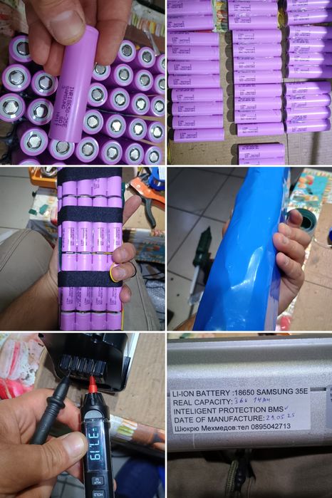 Ремонт, рециклиране и изработка на литиево йонни батерии