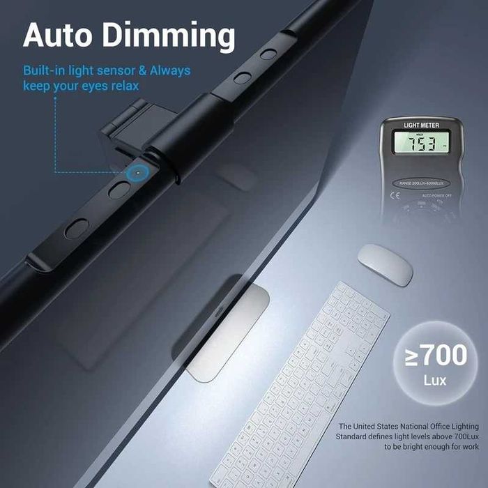 Lampa Monitor Quntis ScreenLinear tactil – Auto Dimming 40cm