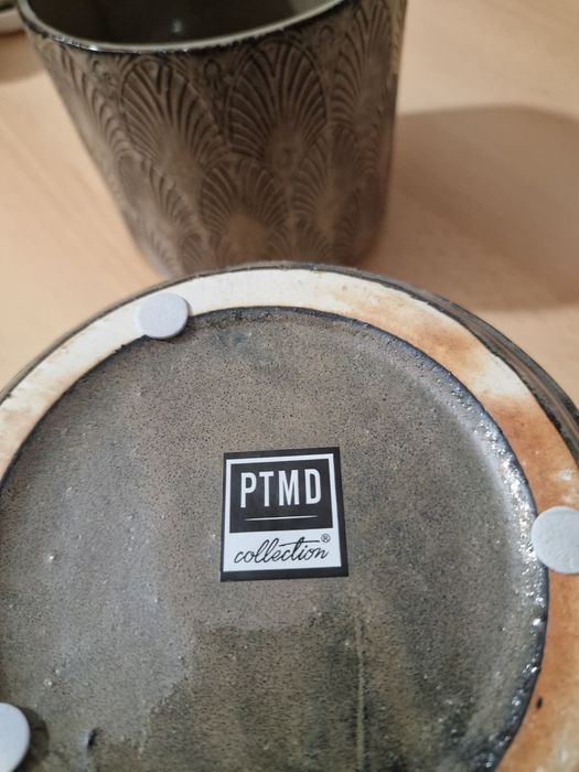 Set 2 ghivece mască ceramică premium PTMD Collection – NOI