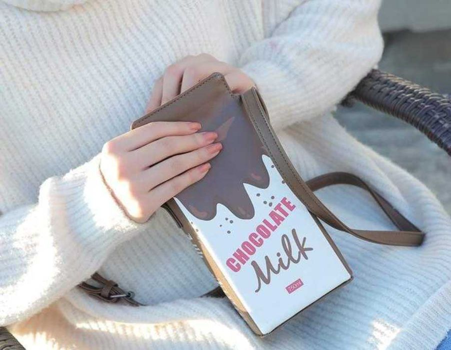 Чанта за през рамо, тип " Кутия за мляко"
