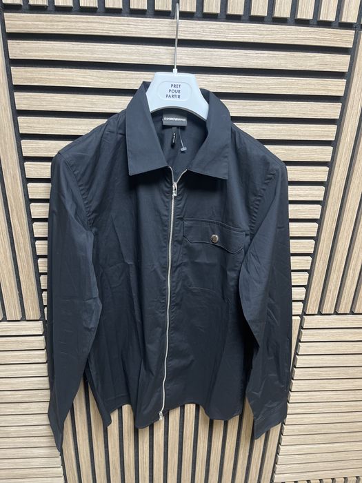 Emporio Armani : Stretch Cotton Loose Fit Zipper - НОВА S / Оригинал