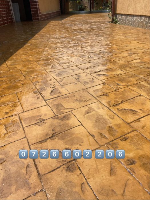 Beton amprentat Targoviste/Dambovita
