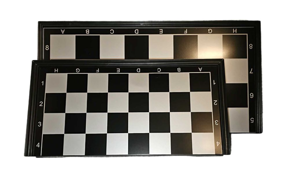 Магнитен шах 3 в 1 комплект - Шах Табла и Дама (морски шах) 2 размера