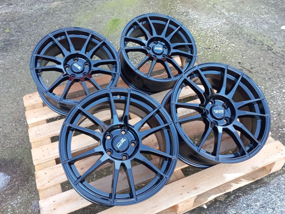 18"O.Z 5x112 Vw Audi Škoda Seat Mercedes 8Ж ет40 Piano Black Чисто Нов