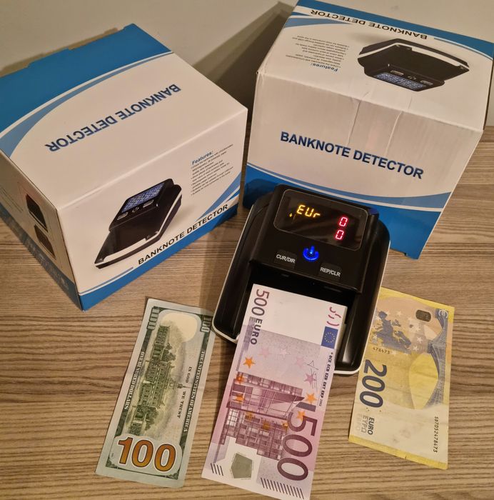 Машинка AL-130 за фалшиви евро и долари детектор евро банкноти ЕЦБ