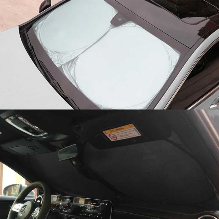 Parasolar AUTO Parbriz Dedicat BMW Seria 3 F30 140x70cm, Ultra Pliabil