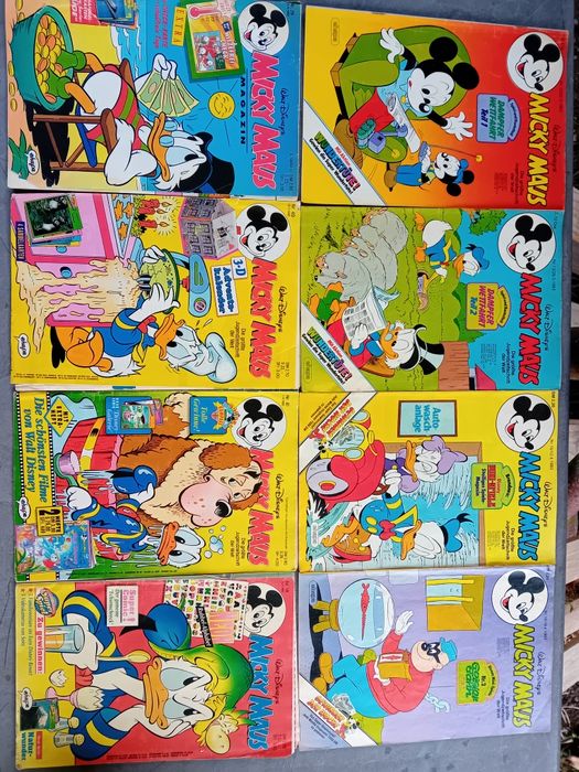 Reviste benzi desenate limba germana