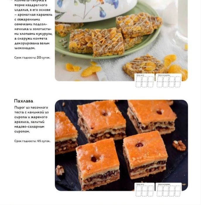 Печенье, пирожные, конфеты